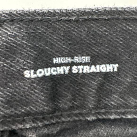 Old Navy Women's High Rise Cut Off Shorts Black Rigid Denim SZ 4 Boho Versatile - Picture 7 of 8